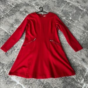 Michael Kors Vibrant Red Formal Dress